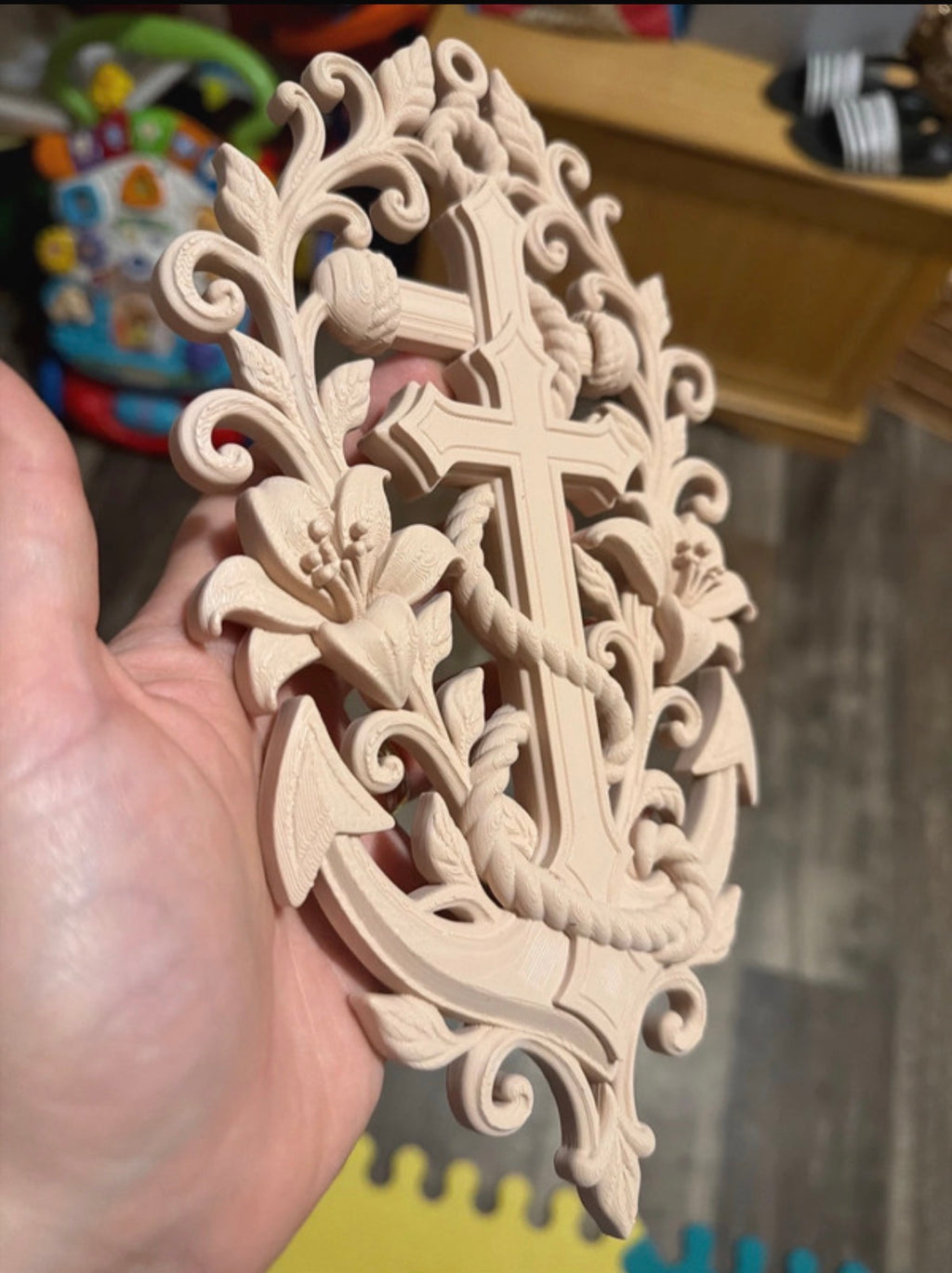 Anchor Cross Wall Decor