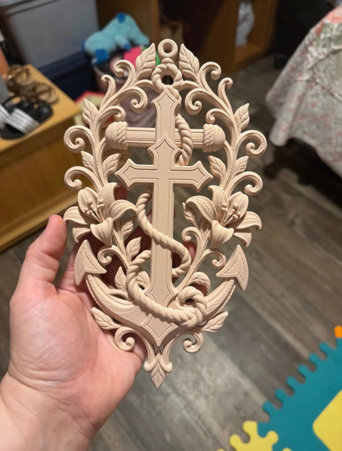 Anchor Cross Wall Decor