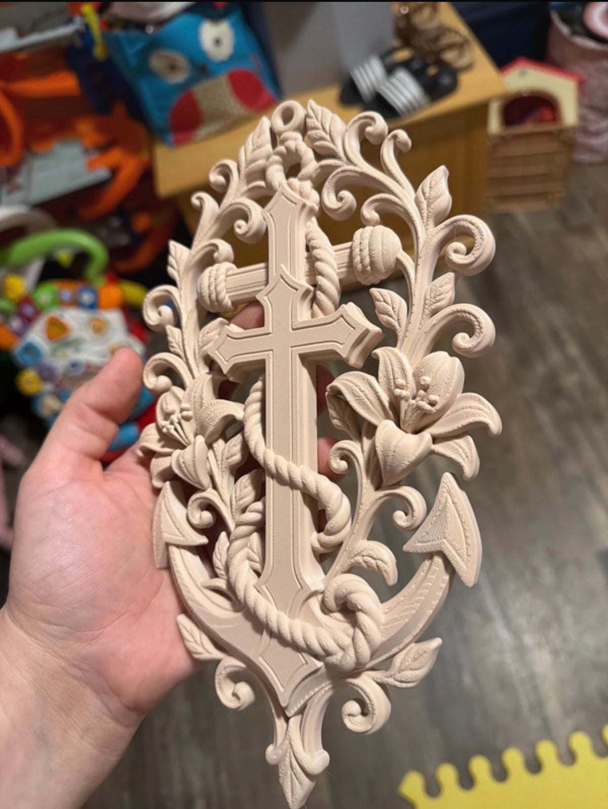 Anchor Cross Wall Decor