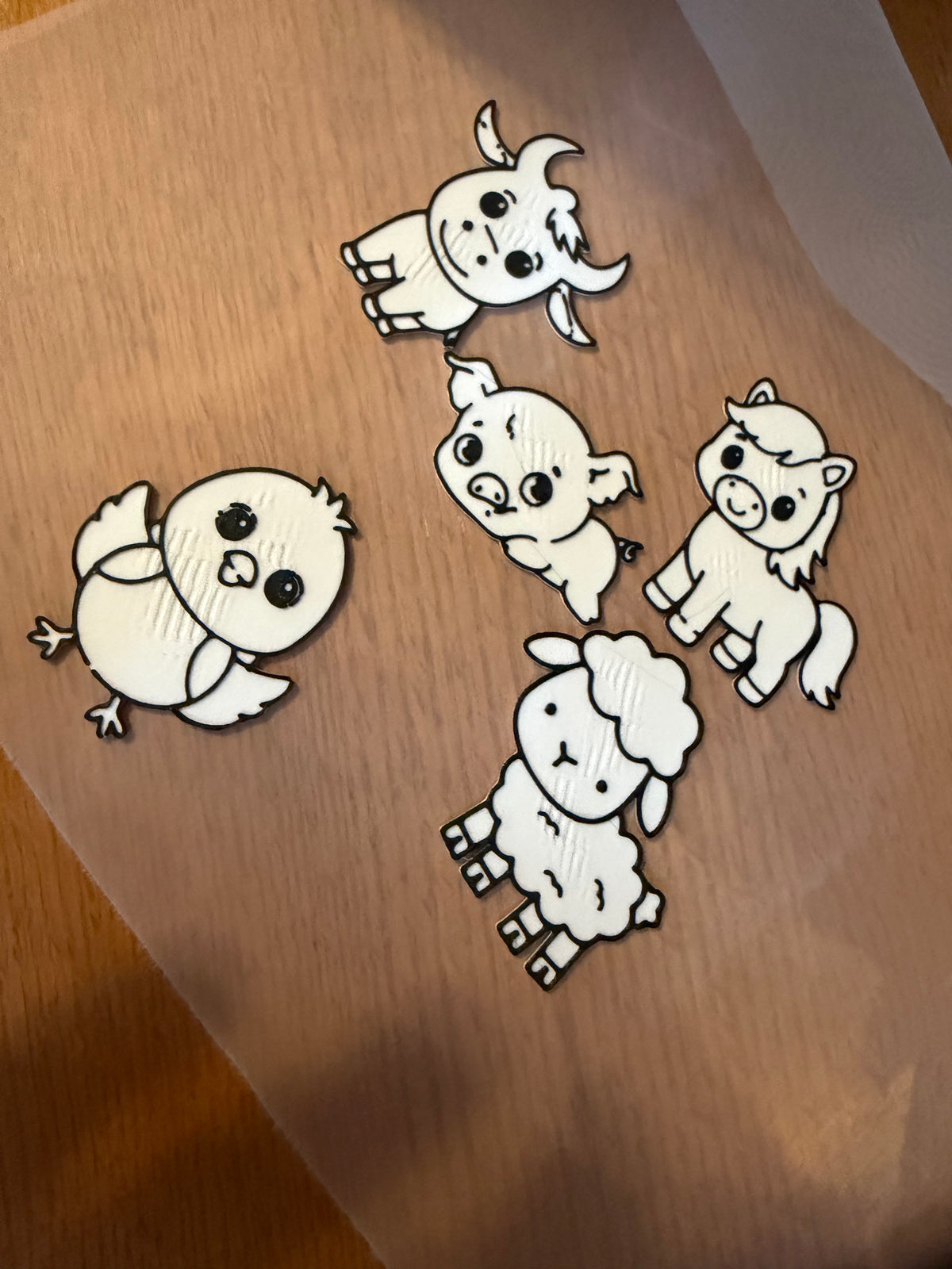Farm animal paint set