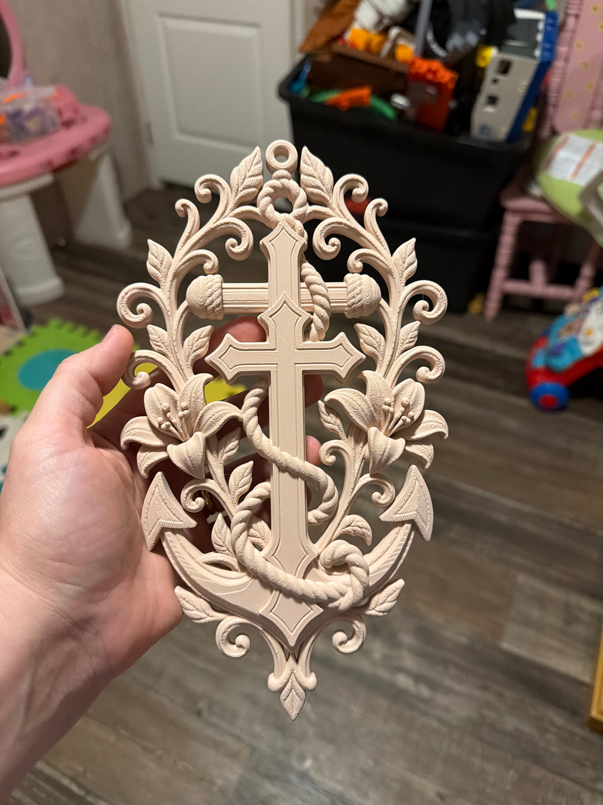 Anchor Cross Wall Decor