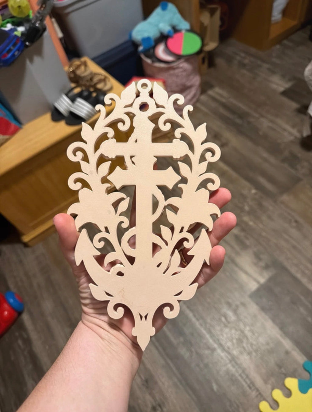 Anchor Cross Wall Decor